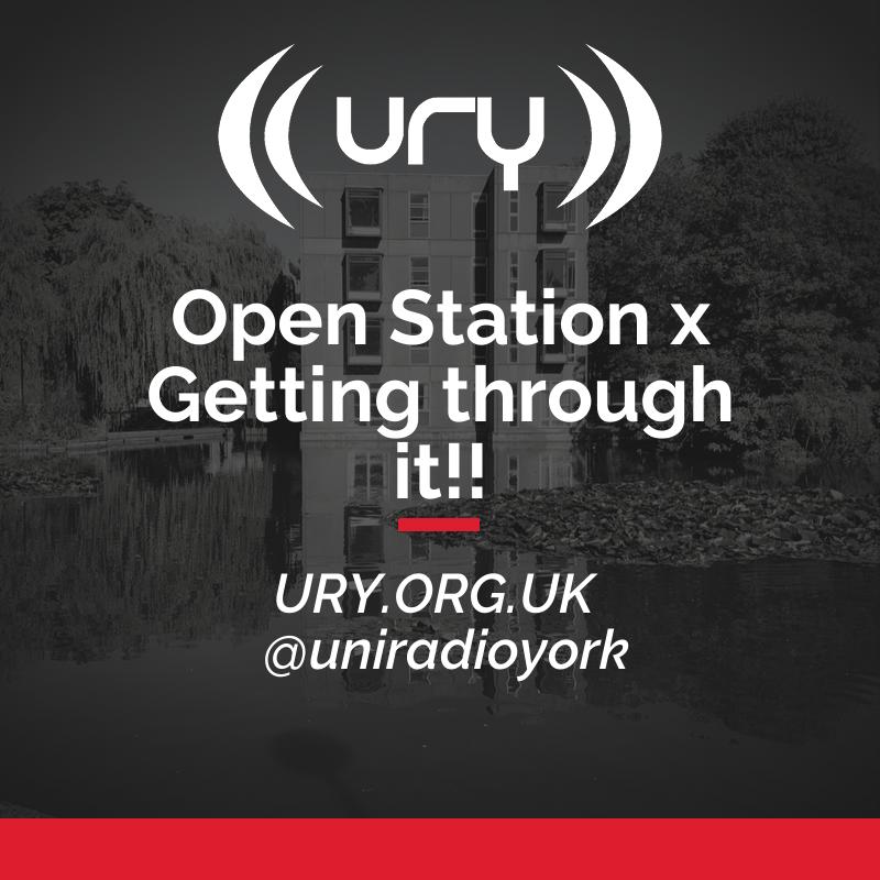 Open Station x Getting through it!! logo.