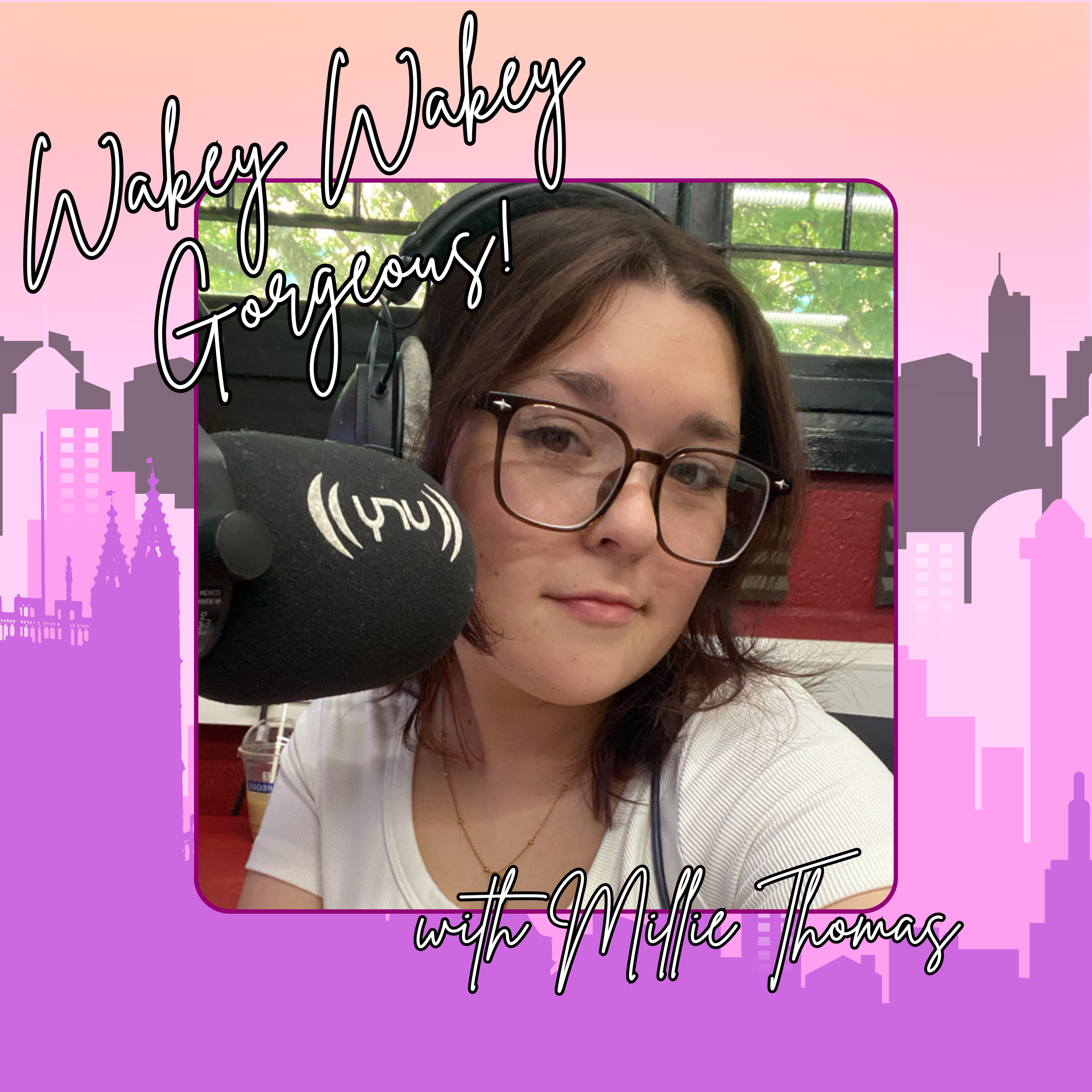 Wakey Wakey Gorgeous! logo.