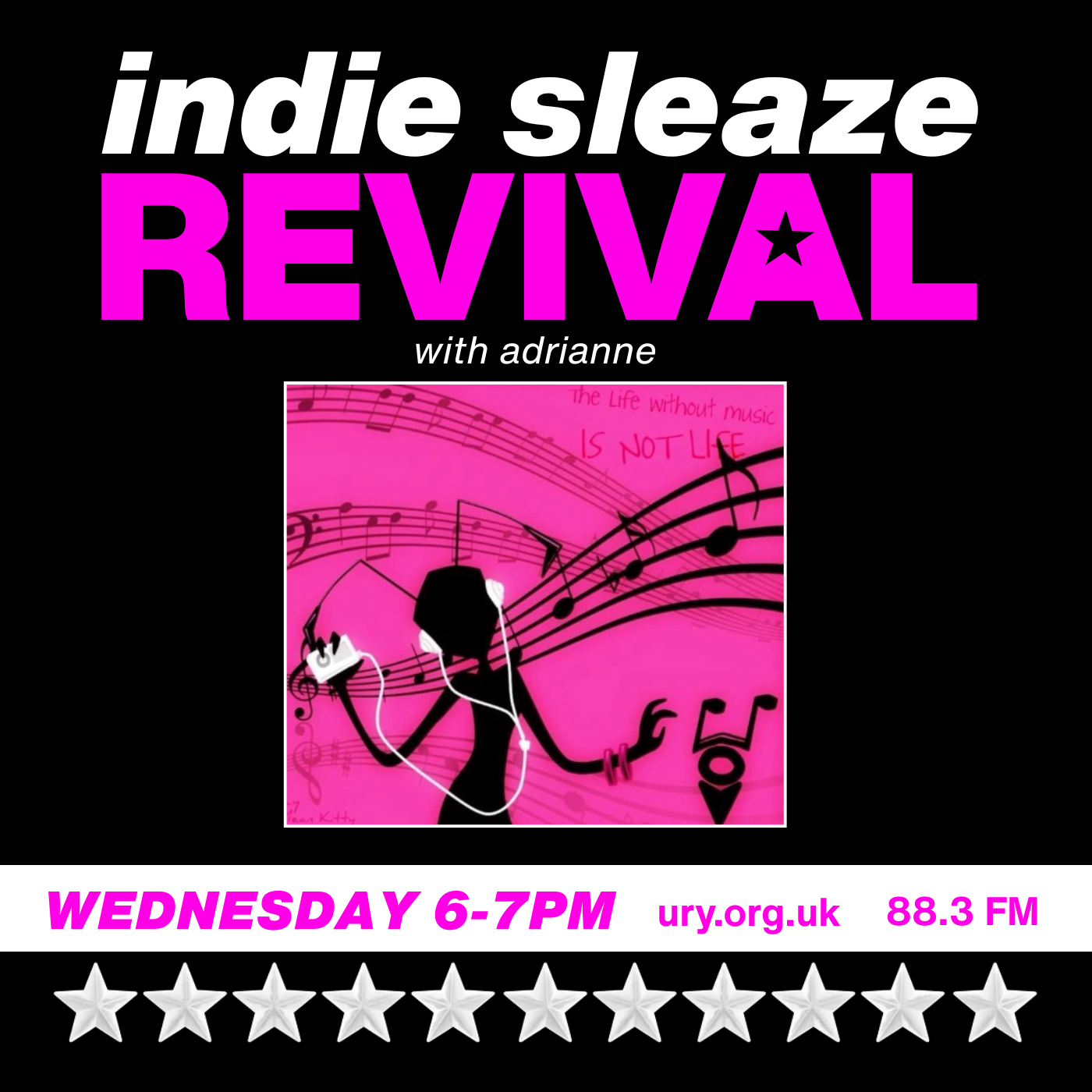 indie sleaze revival logo.