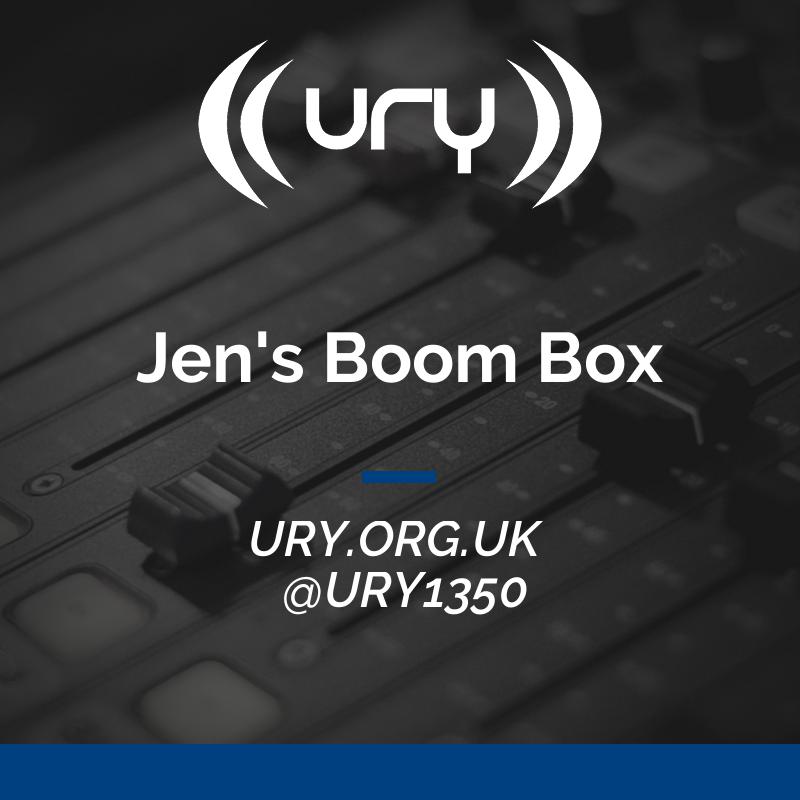 Jen's Boom Box logo.