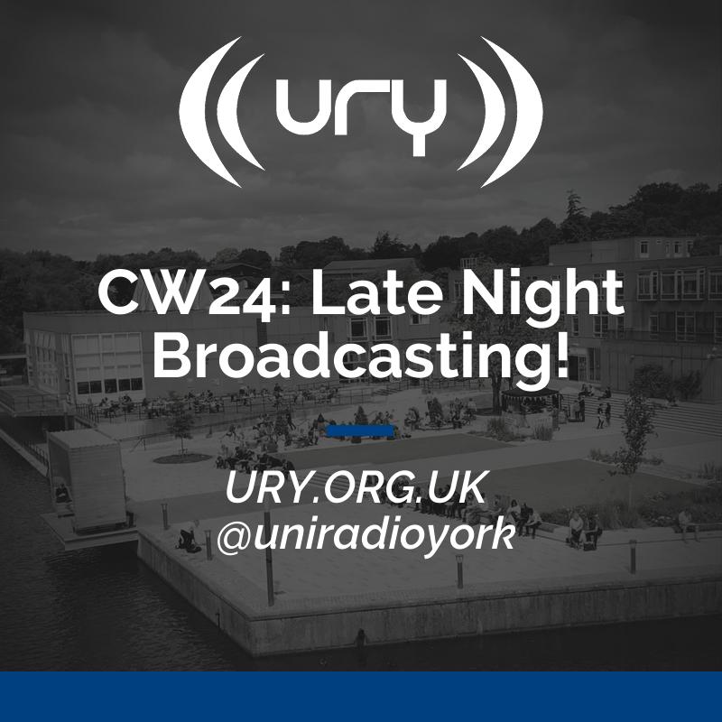 CW24: Late Night Broadcasting! Logo
