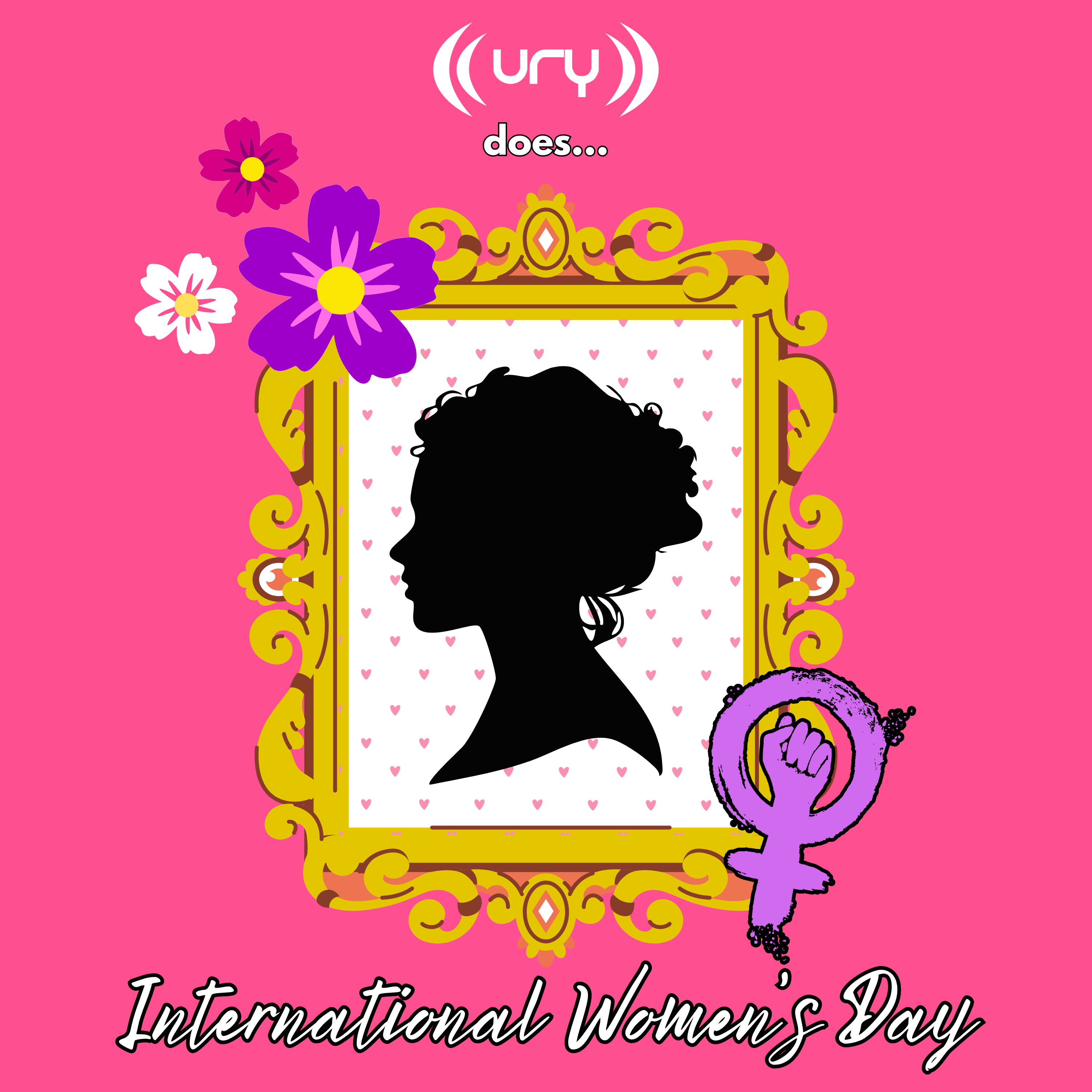 URY does International Women's Day Logo