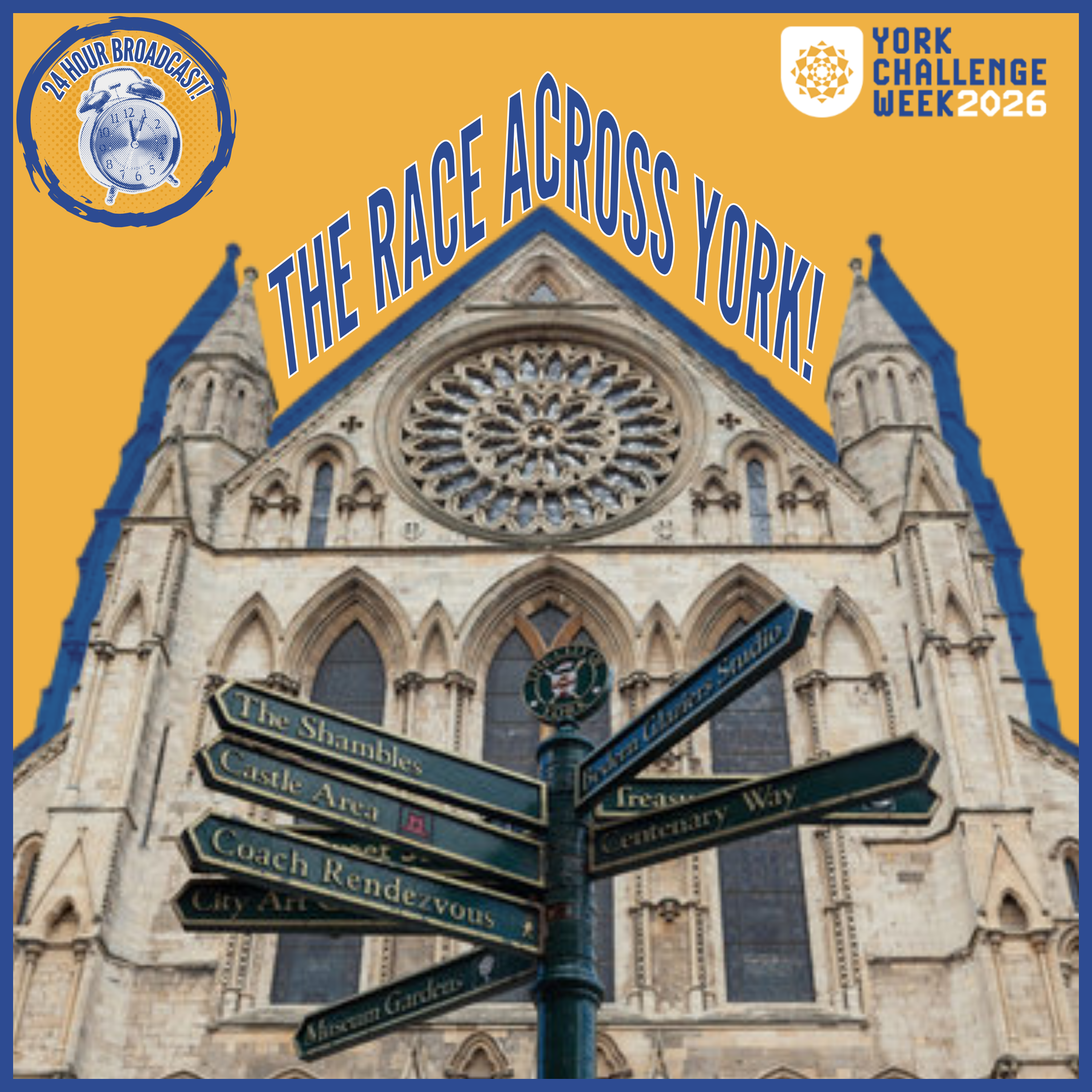 CW24: Race Across York Logo