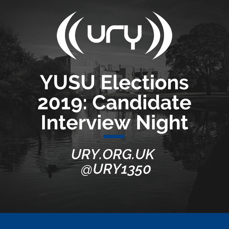 YUSU Elections 2019: Candidate Interview Night Logo