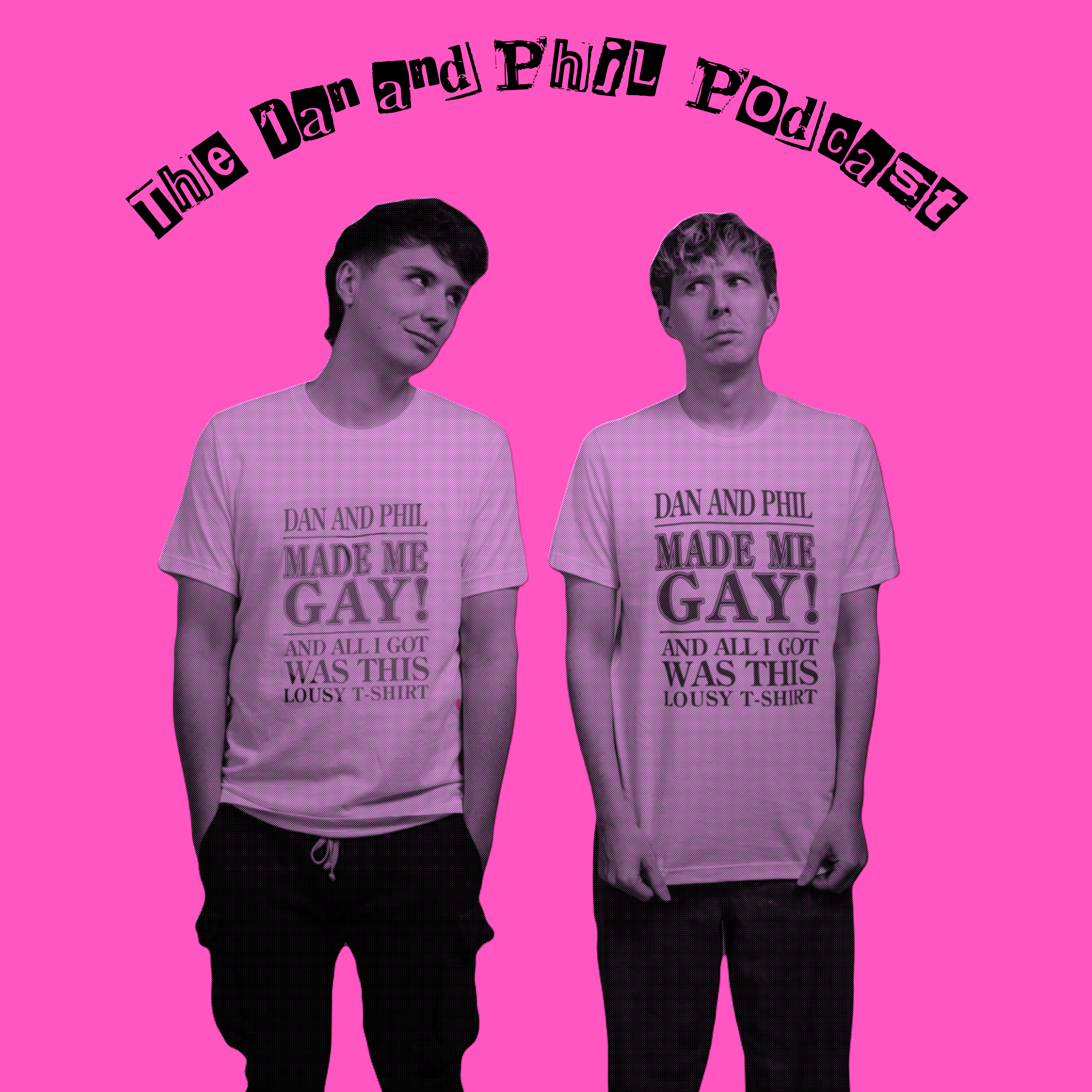 The Dan and Phil Podcast logo.