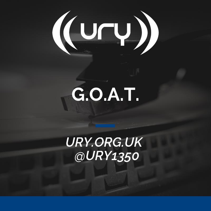 URY Breakfast: G.O.A.T. logo.