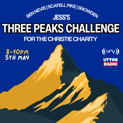 Jess' Three Peaks Challenge Charity Broadcast  Logo