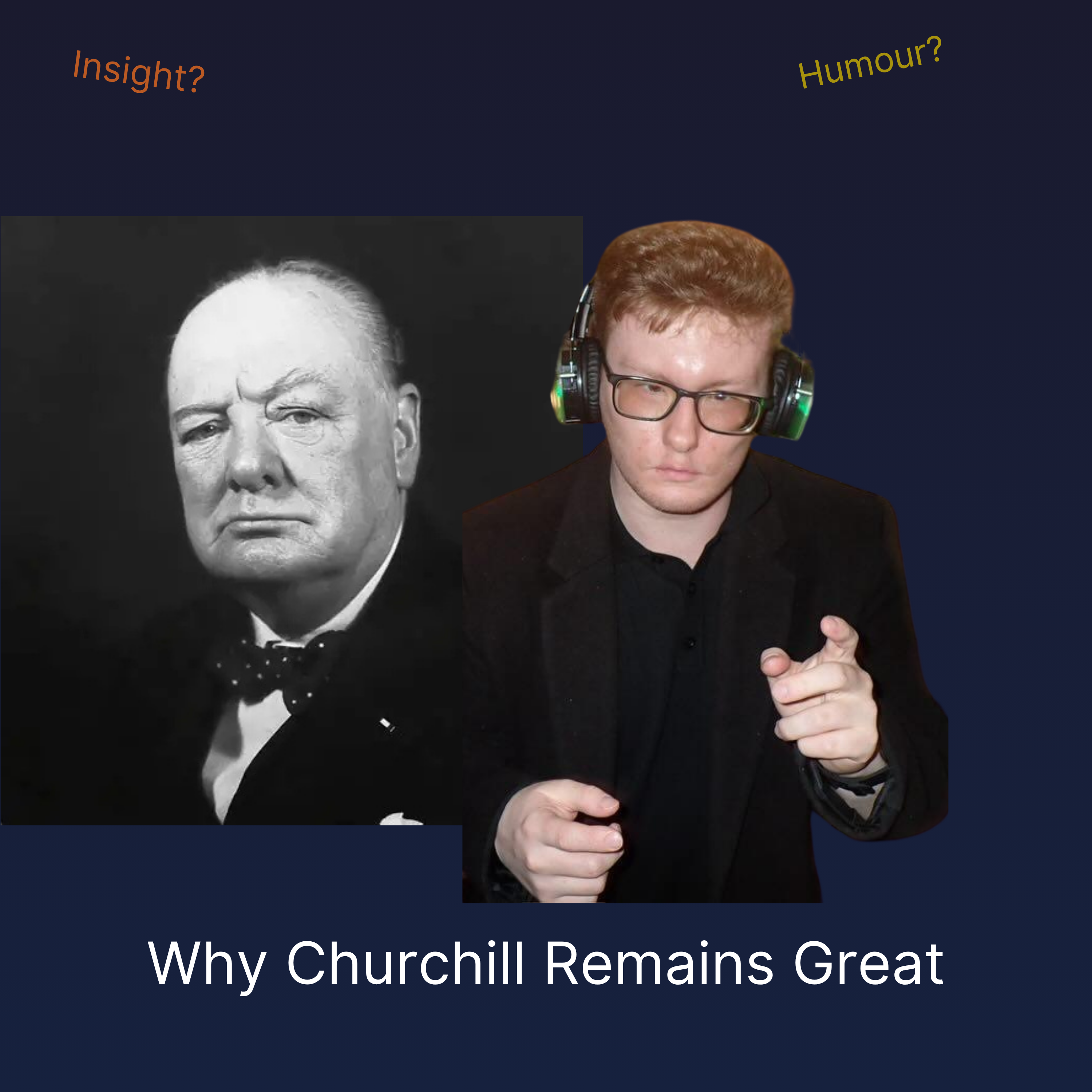 Harrison Unleashed: Winston Churchill logo.
