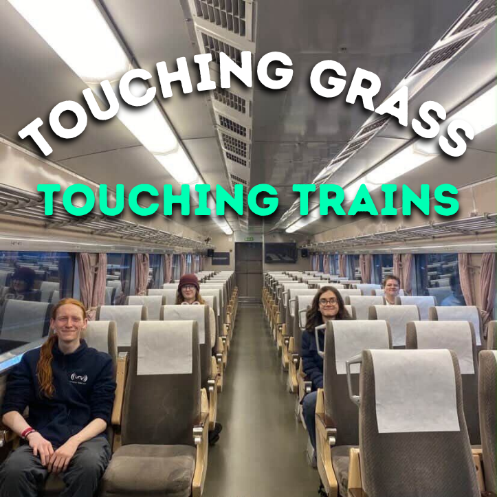 Touching Trains! Logo