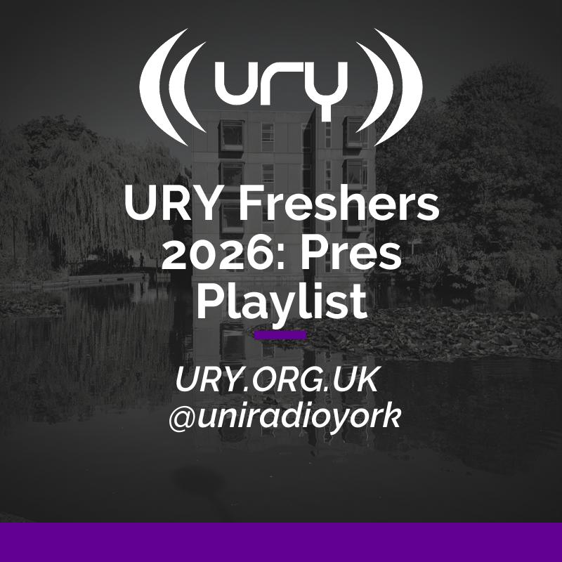URY Freshers 2026: Pres Playlist Logo