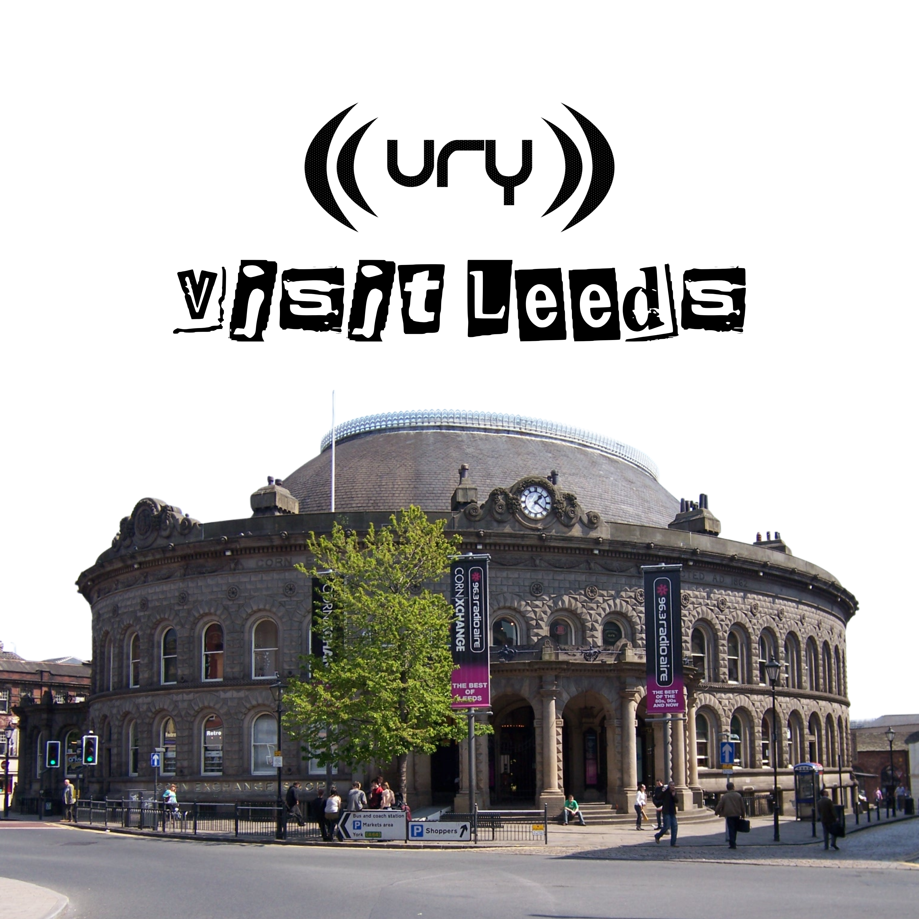 URY visit Leeds logo.