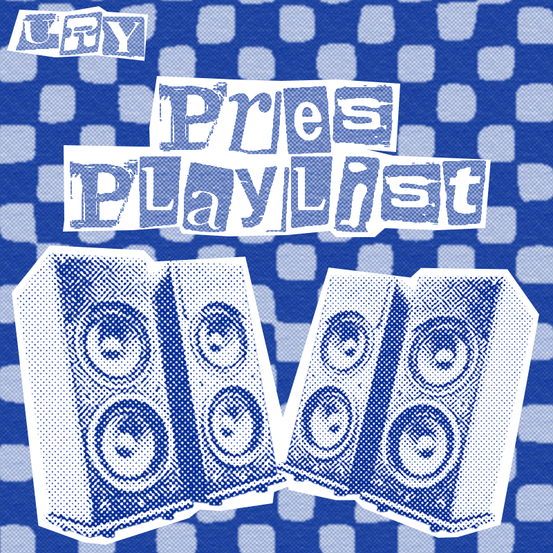 URY Freshers 2026: Pres Playlist Logo