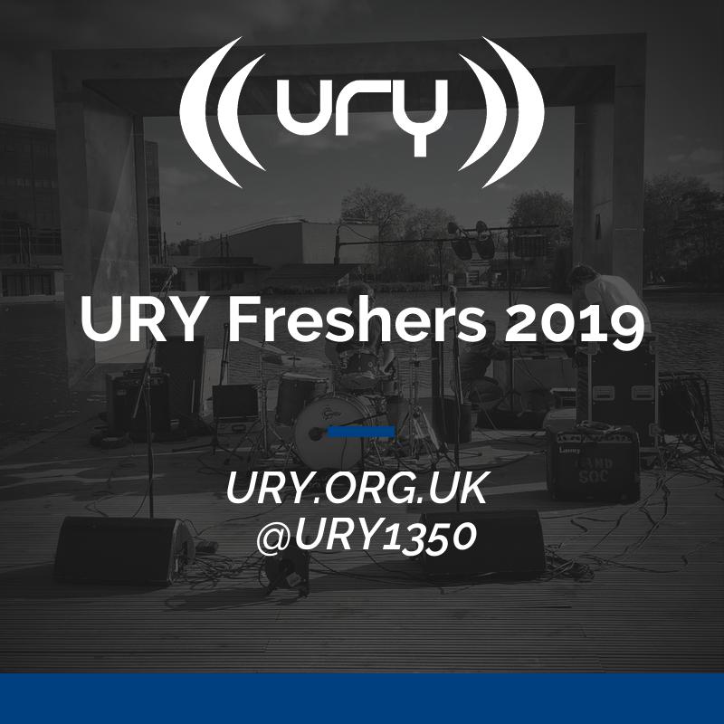 URY Freshers 2019 logo.