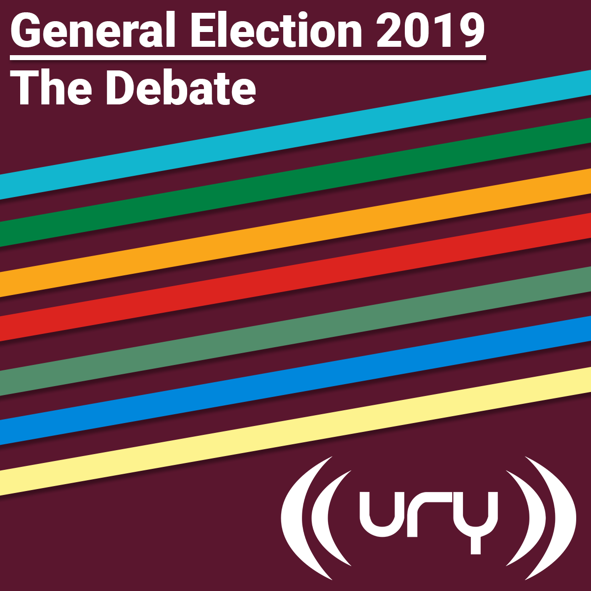 URY N&S: General Election 2019 - The Debate Logo