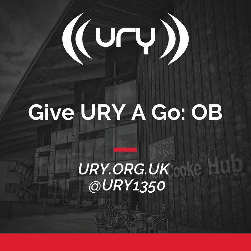 Give URY A Go: OB logo.