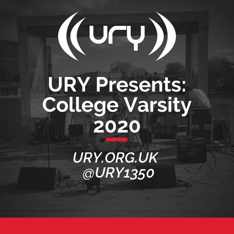 URY Presents: College Varsity 2020 logo.