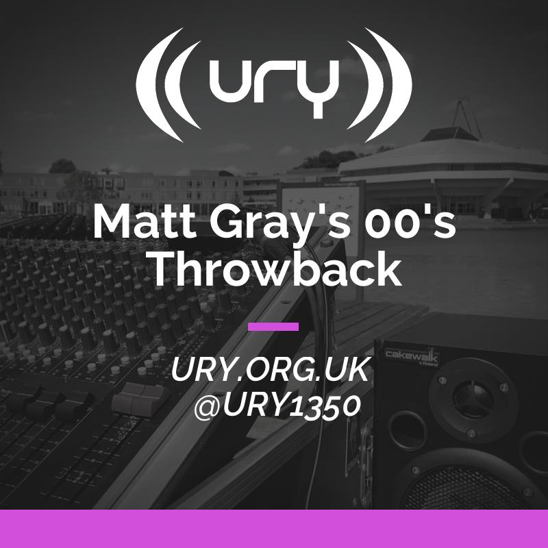 Alumni Shows: Matt Gray's 00's Throwback Logo