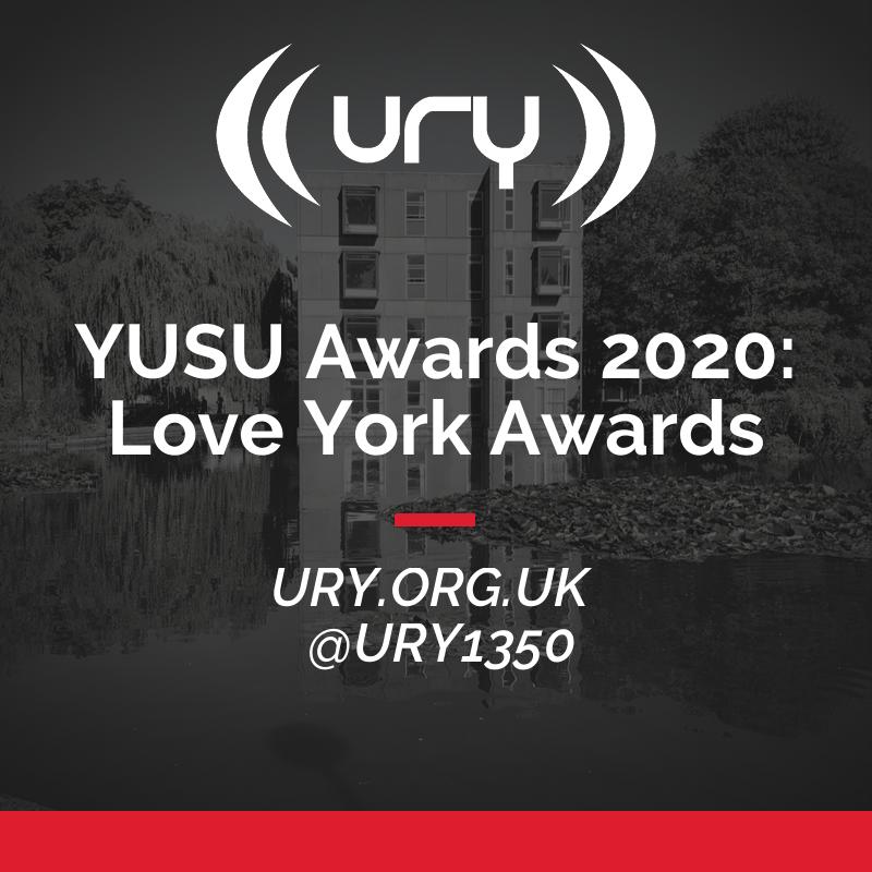 YUSU Awards 2020: Love York Awards Logo