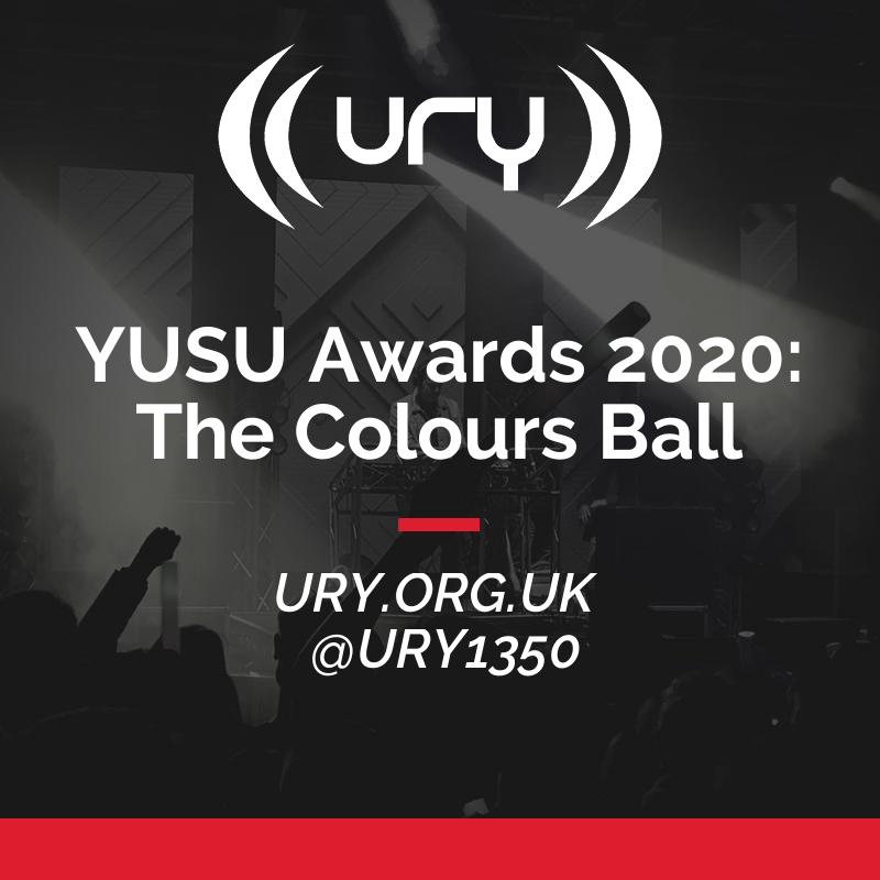 YUSU Awards 2020: The Colours Ball Logo