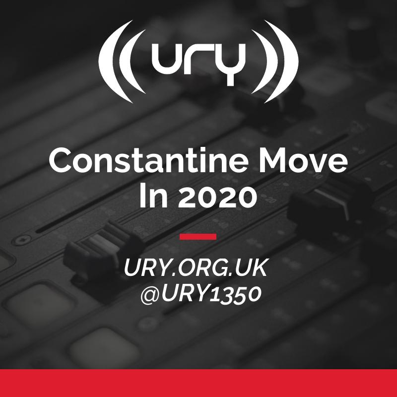 URY Welcome Week 2020: Constantine College Move In logo.