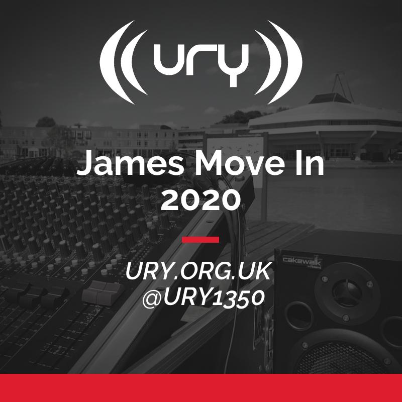 URY Welcome Week 2020: James College Move In Logo