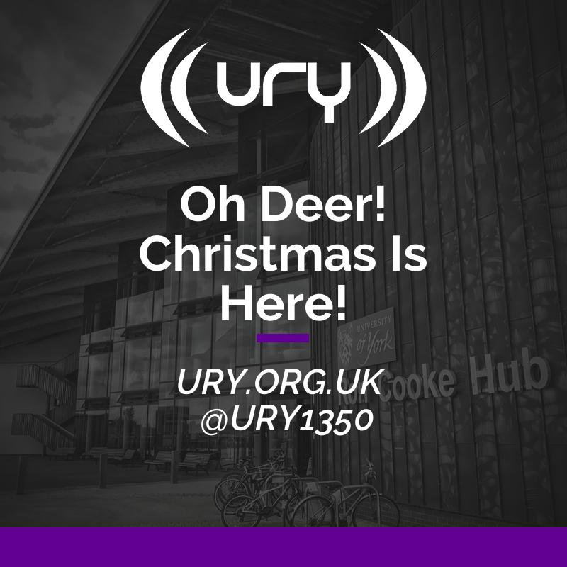 Oh Deer! Christmas Is Here! Logo