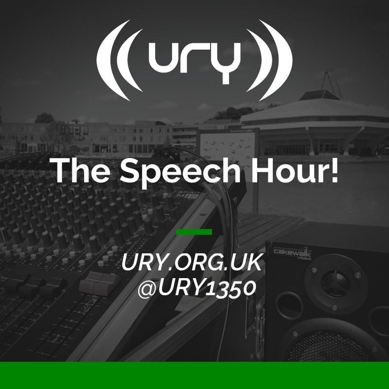 The Speech Hour! logo.