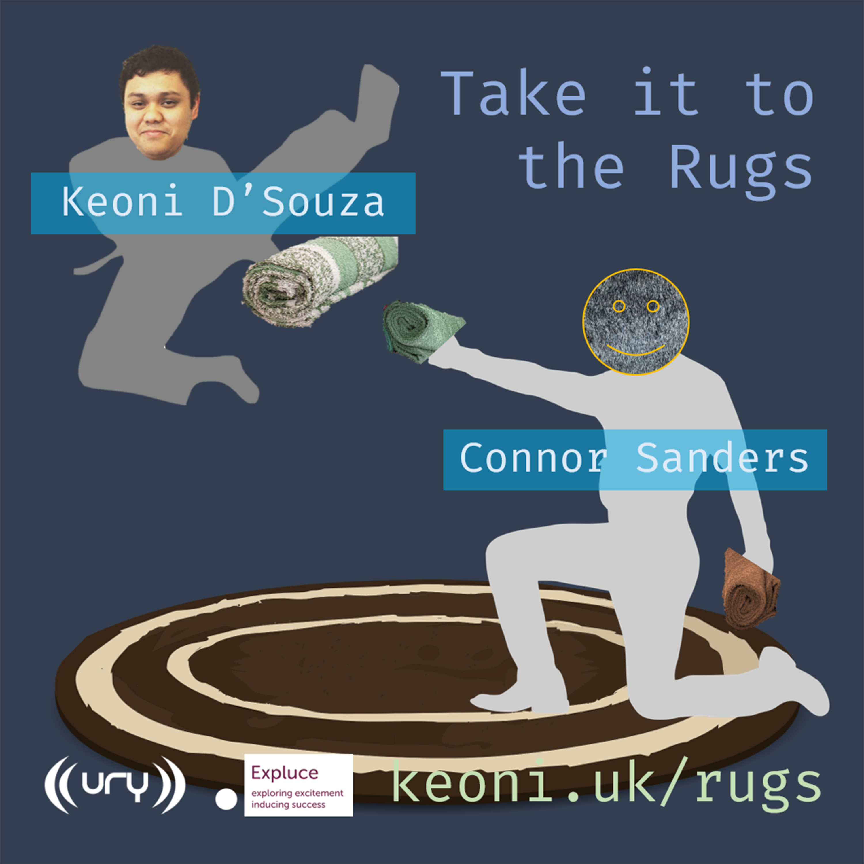 Take it to the Rugs logo.
