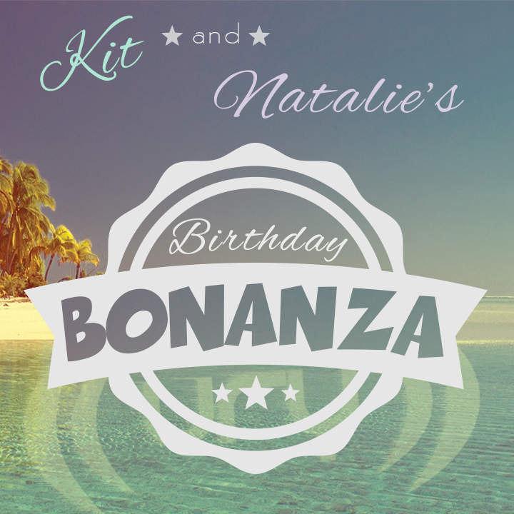 Kit and Natalie's Birthday Bonanza Logo