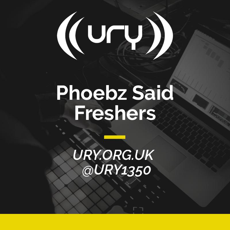 Phoebz Said Freshers logo.