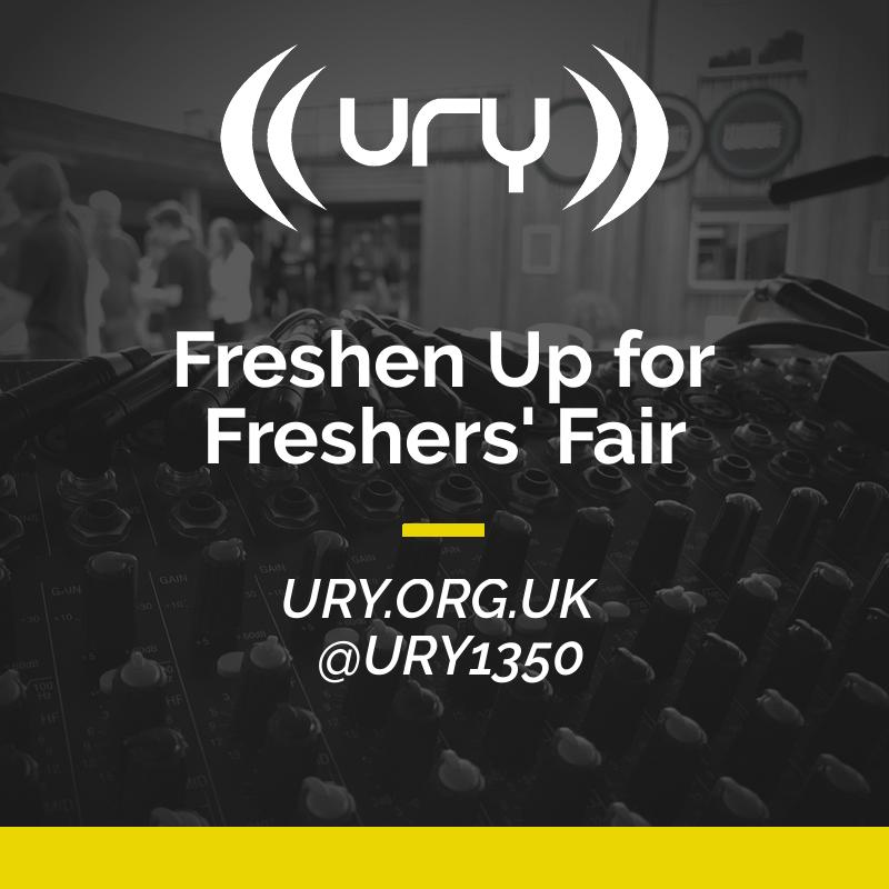 Freshen Up for Freshers' Fair Logo