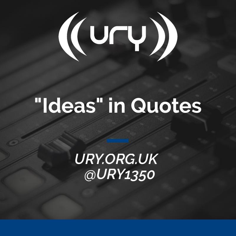 "Ideas" in Quotes Logo