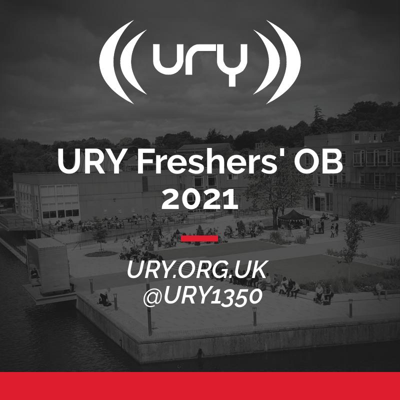 URY Freshers' OB 2021 logo.