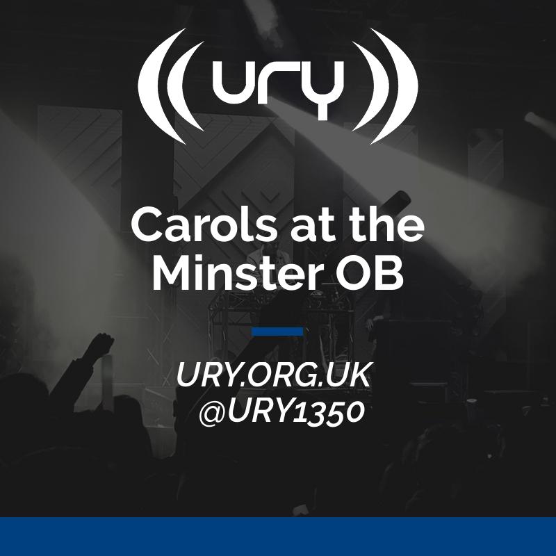 URY Presents: Carols at the Minster 2021 Logo