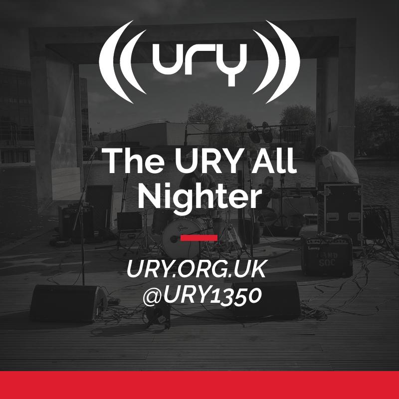The URY All Nighter logo.