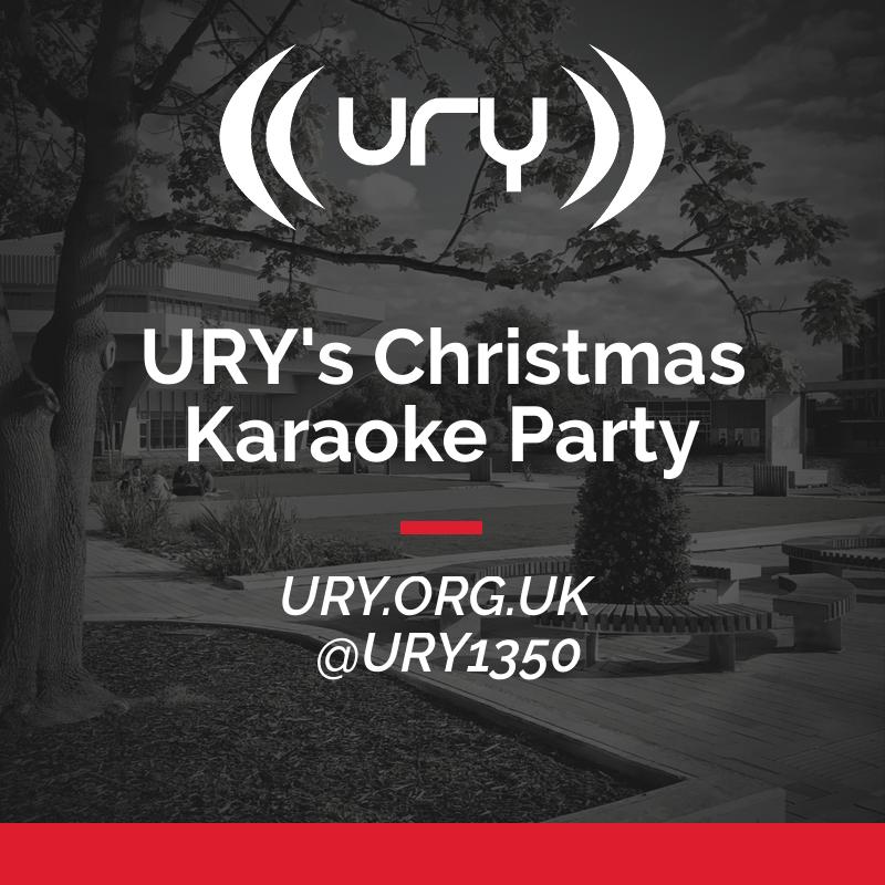 URY's Christmas Karaoke Party Logo