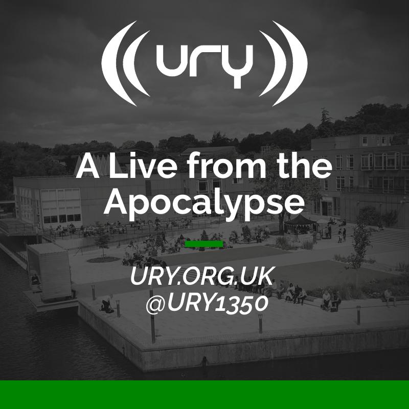 A Live from the Apocalypse logo.
