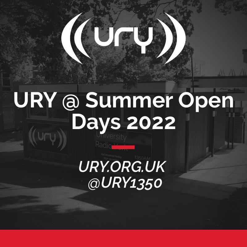URY @ Summer Open Days 2022 logo.